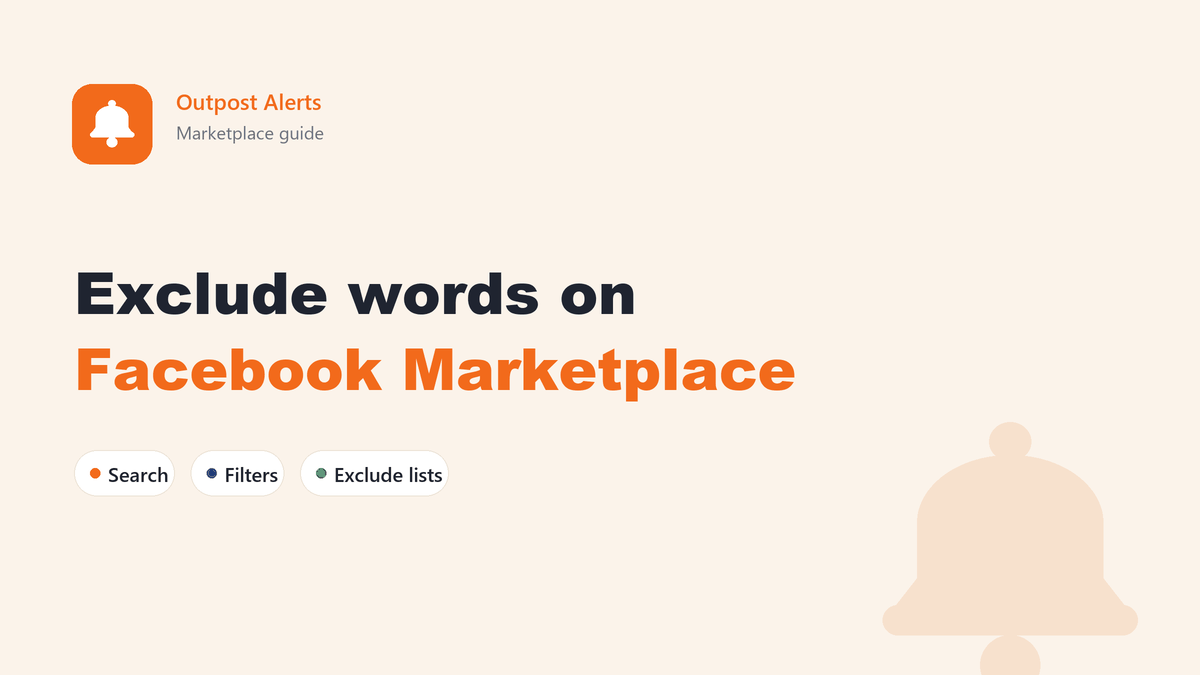 Facebook Marketplace Exclude Words What Works